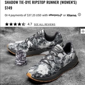 NOBULL Shadow Tie-Dye Ripstop Runner - Black and Gray